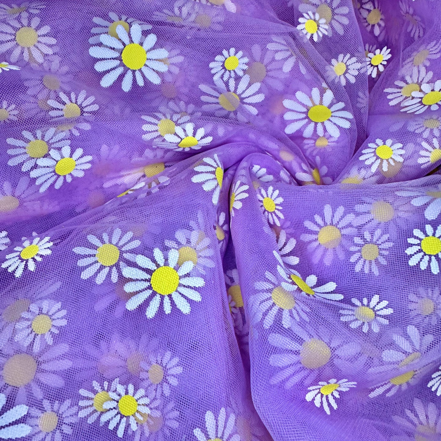 Stamped Daisy (Purple) | Mesh
