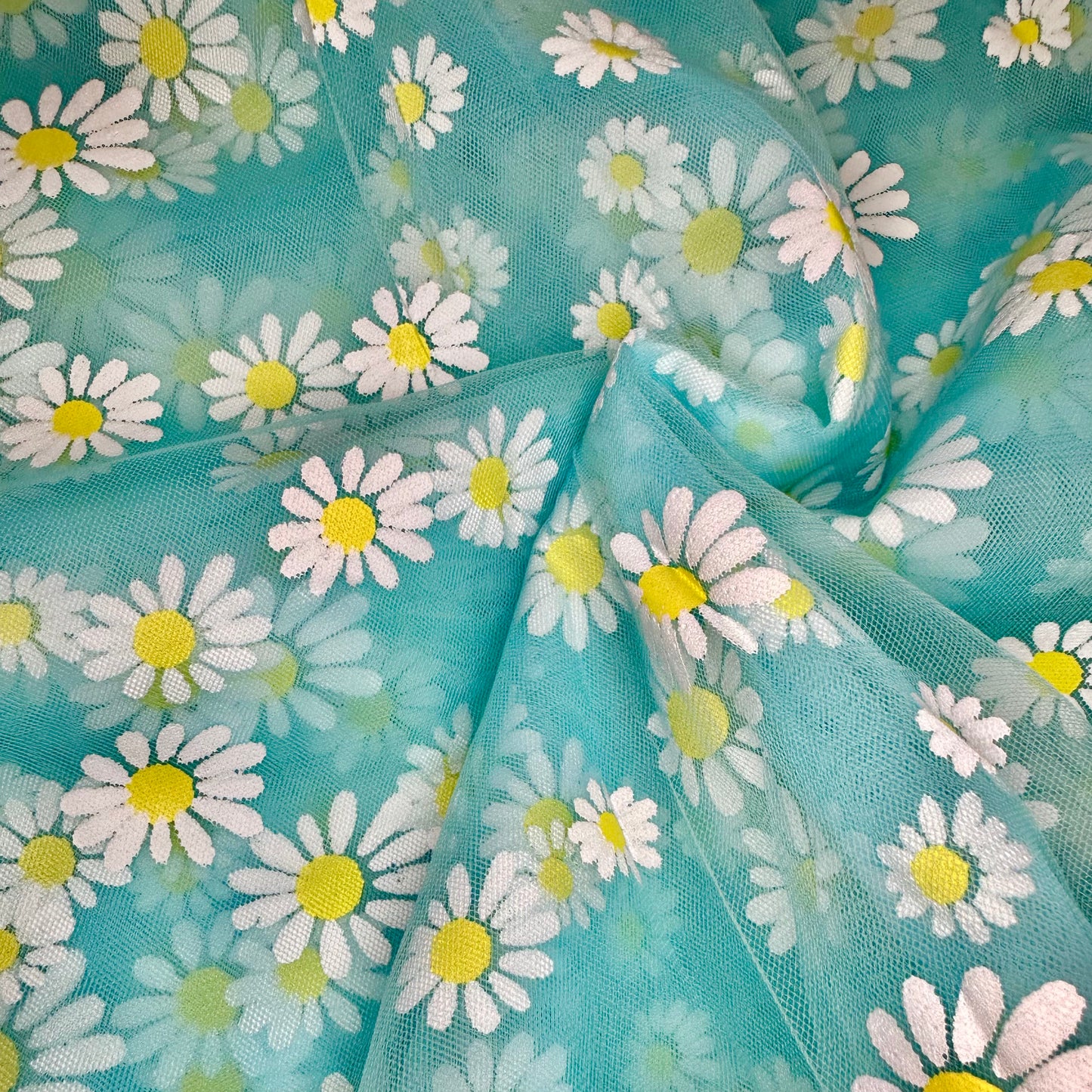 Stamped Daisy (Blue) | Mesh | Ready To Ship