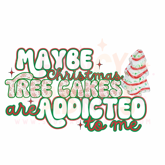 Addicted To Christmas Cakes | Child Size | DTF Transfer