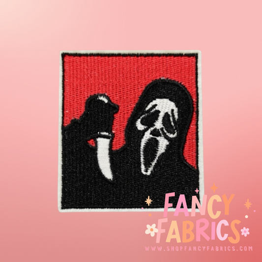 Ghostface (Red) | Iron On Patch