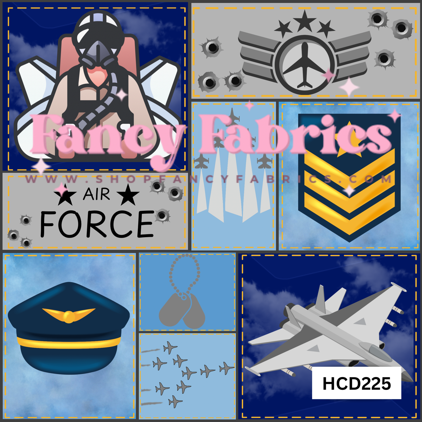 HCD225 | PREORDER | Fabric By The Yard