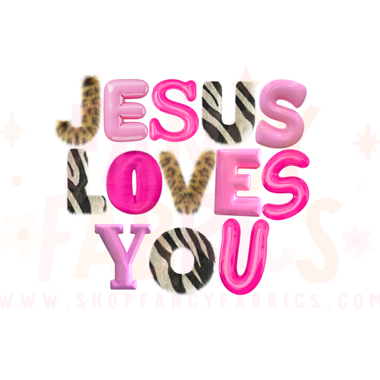 Jesus Loves You | Toddler Size | DTF Transfer