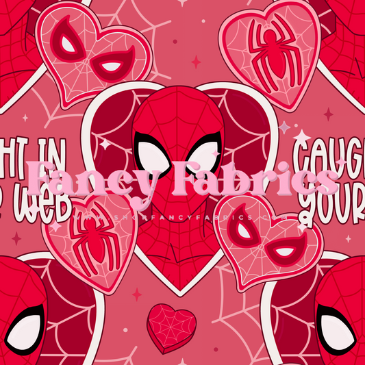 Caught In Your Web (Pink) | PREORDER | By The Yard