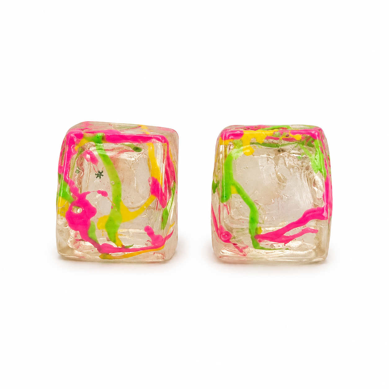 Paint Splatter Cube | Squishy | Ready To Ship