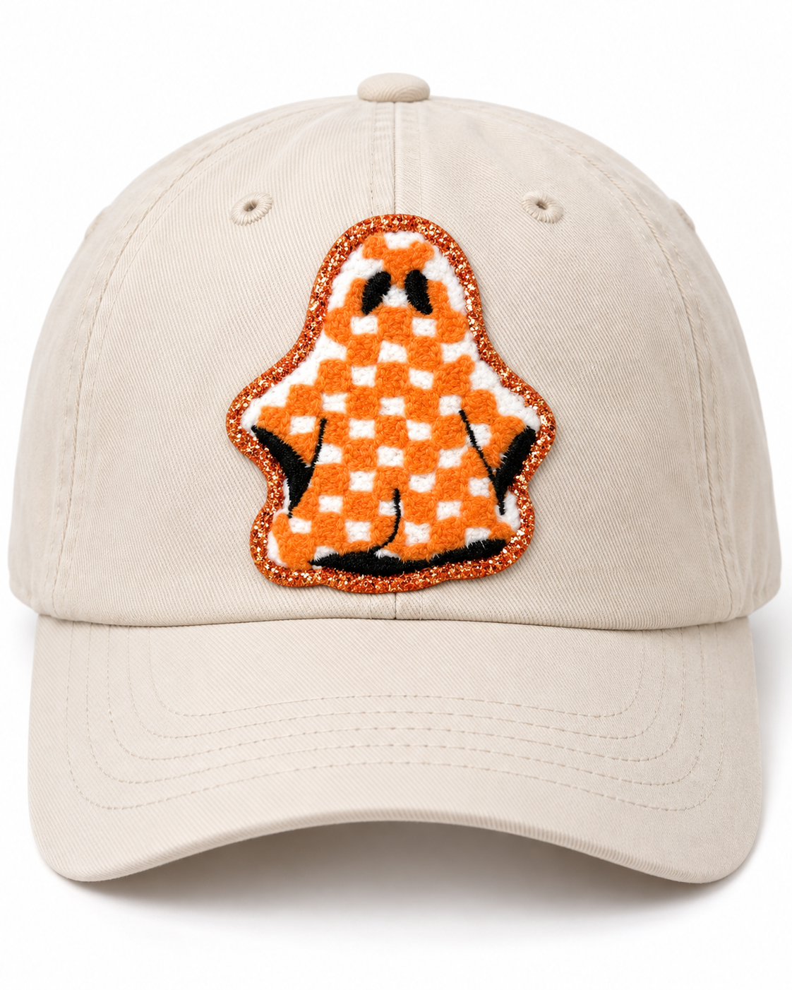 Checkered Ghost | Iron On Patch