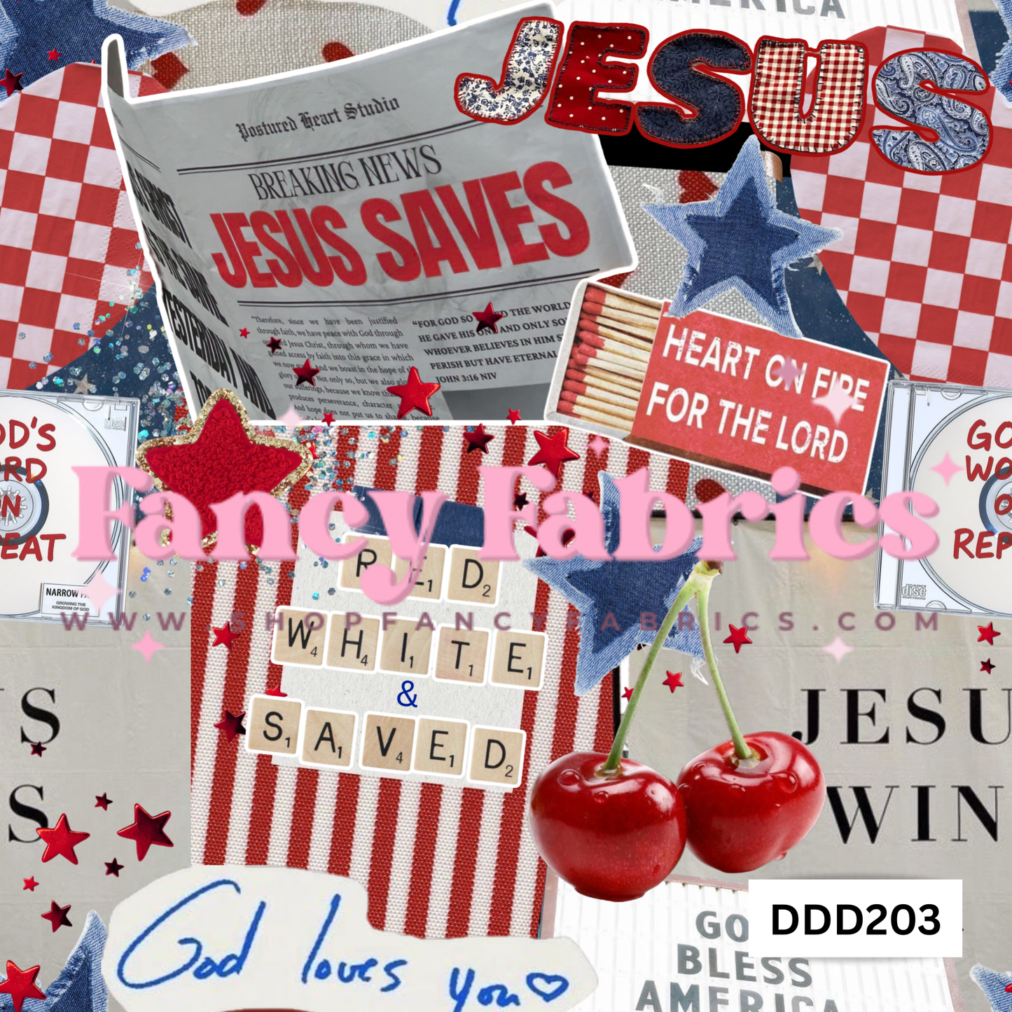 DDD203 | PREORDER | Fabric By The Yard