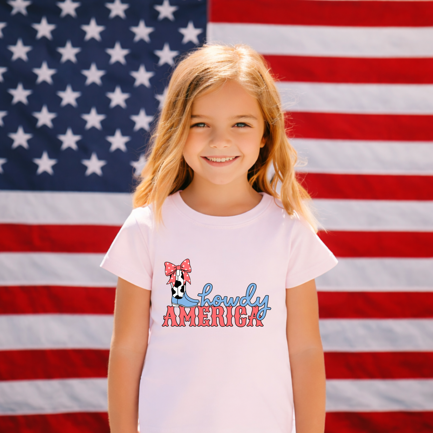 Howdy America | Child Size | DTF Transfer