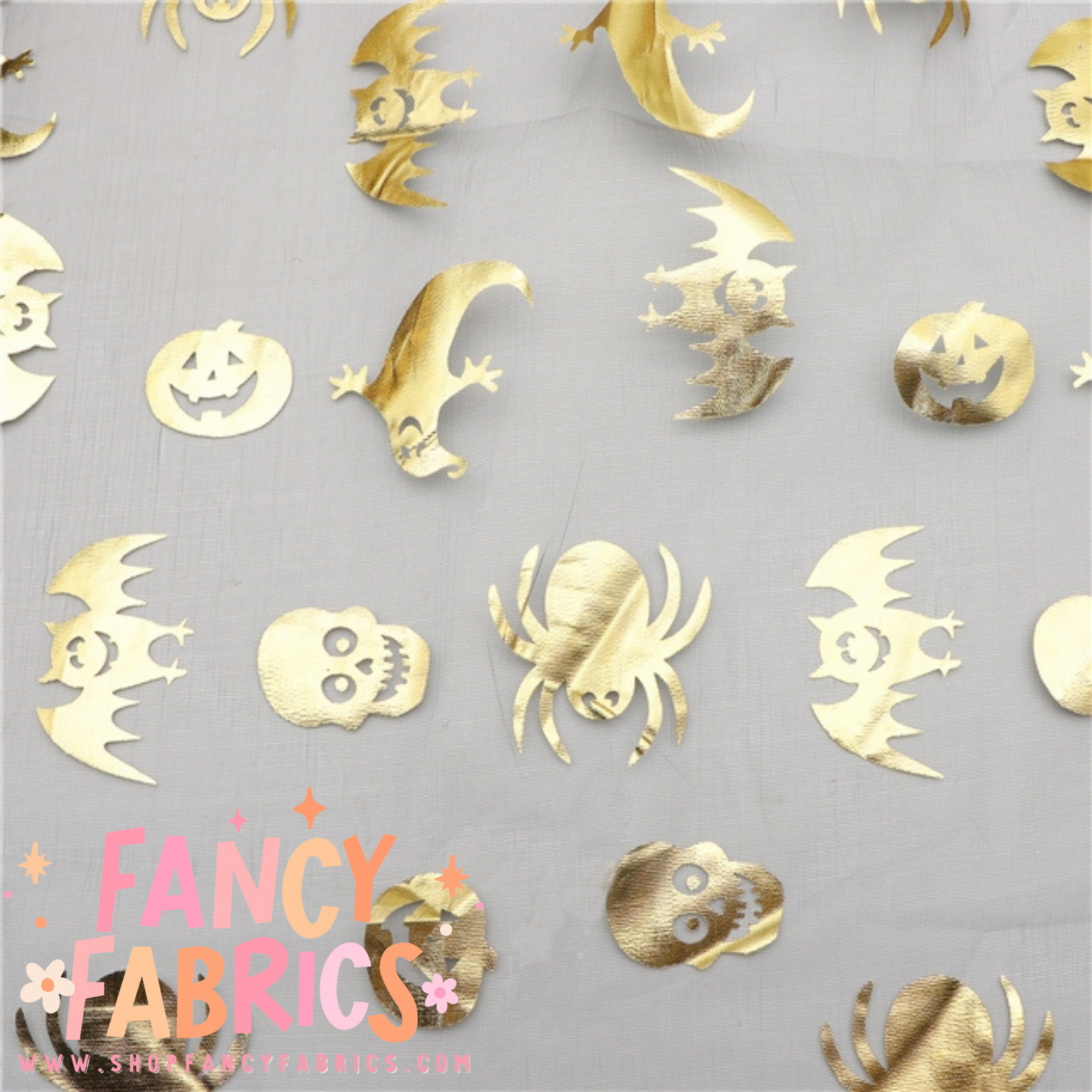 Gold Halloween | Organza Mesh