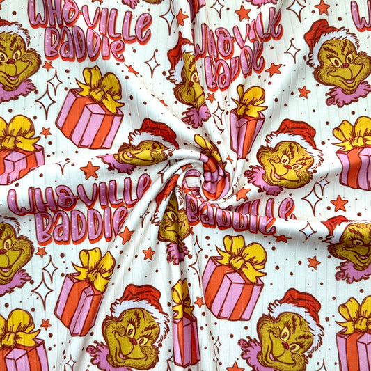 Whoville Baddie | 6x6 | Brushed Rib | Ready To Ship
