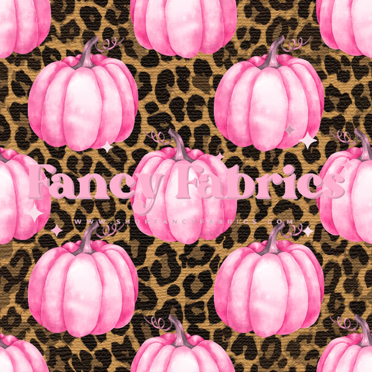 Pink Leopard Pumpkins | PREORDER | By The Yard