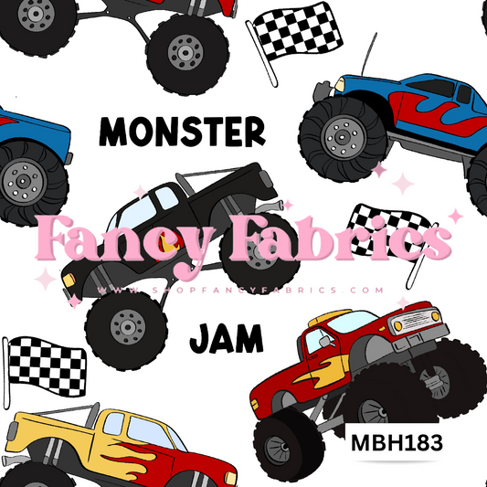 Monster Trucks MBH183 | PREORDER | By The Yard