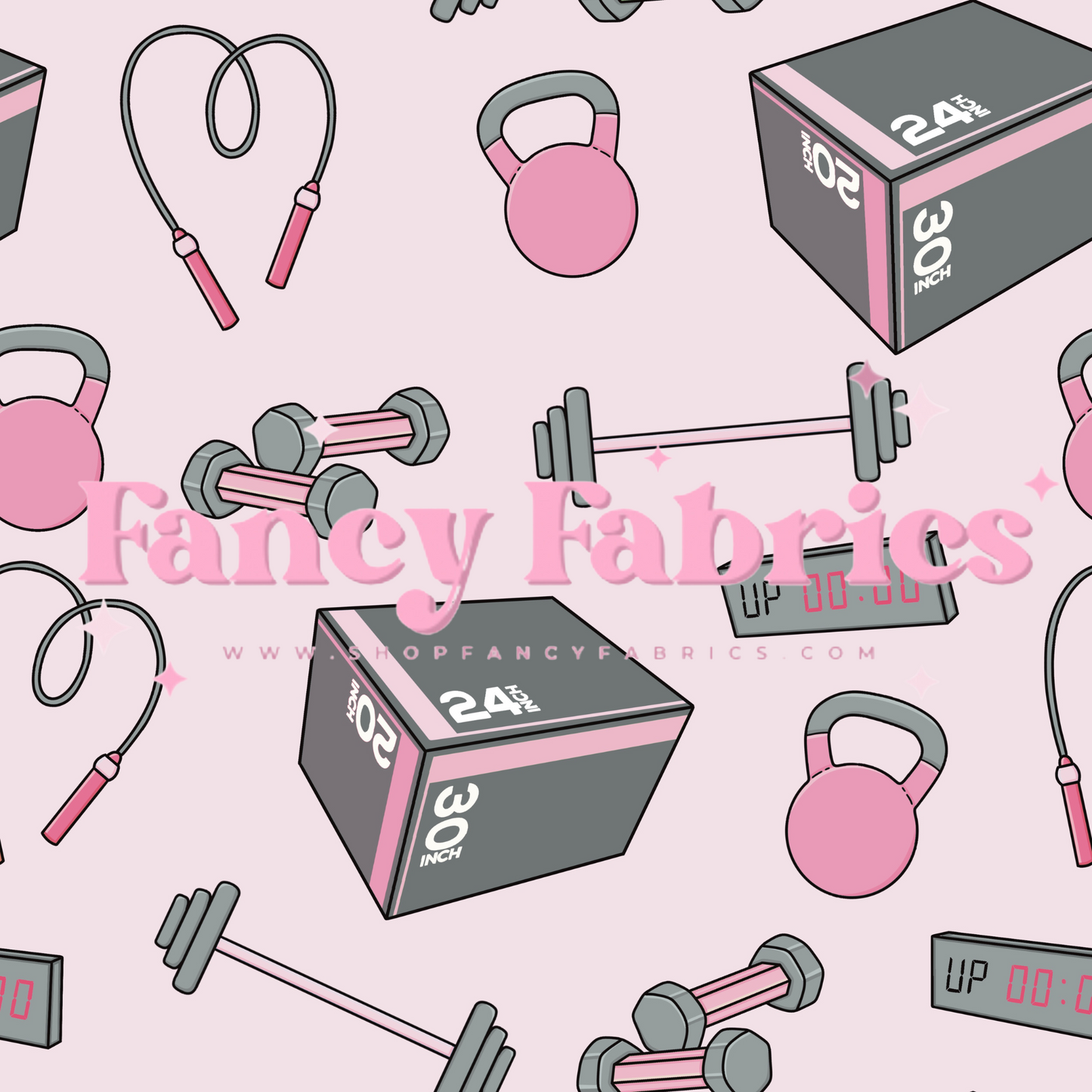 Lauren Liza Designs | Pink Workout | PREORDER | By The Yard