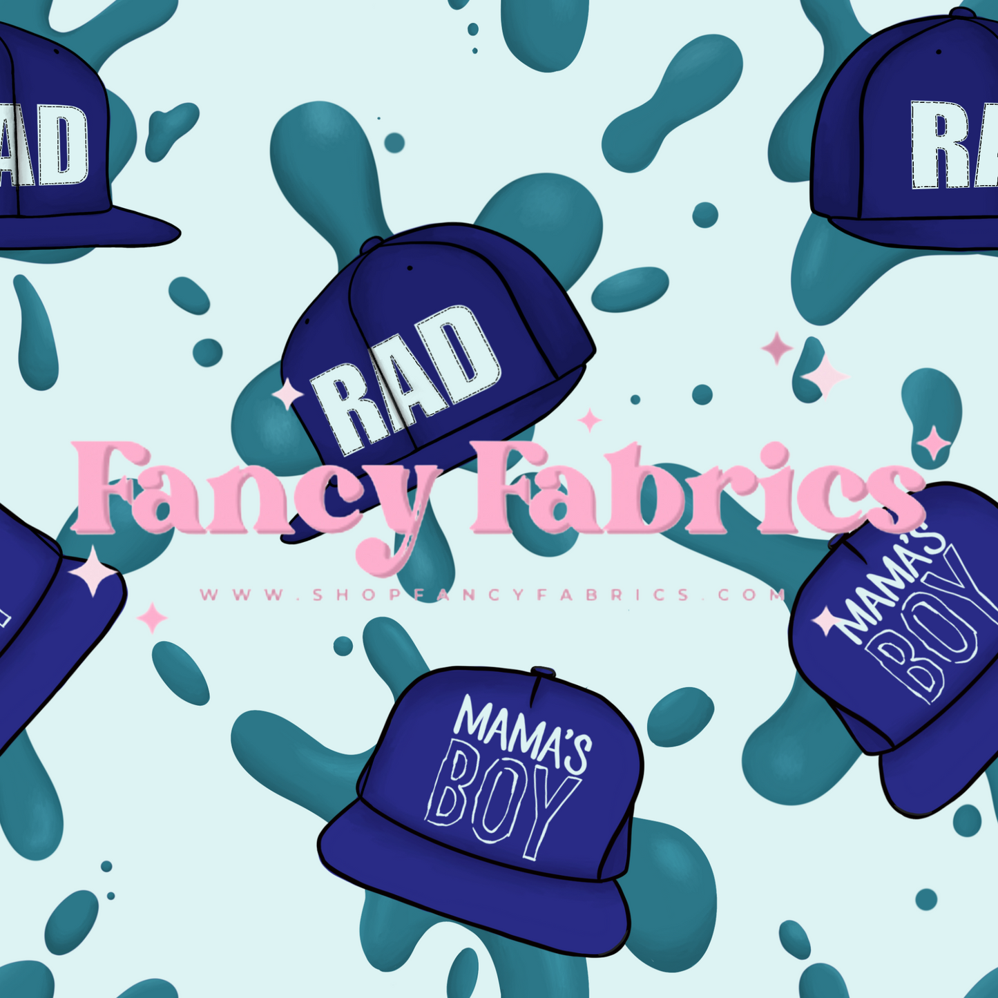 Blue Hats | PREORDER | By The Yard