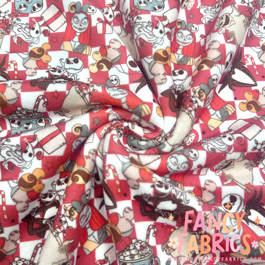 NBC Checkers | Single Sided Minky | Ready To Ship