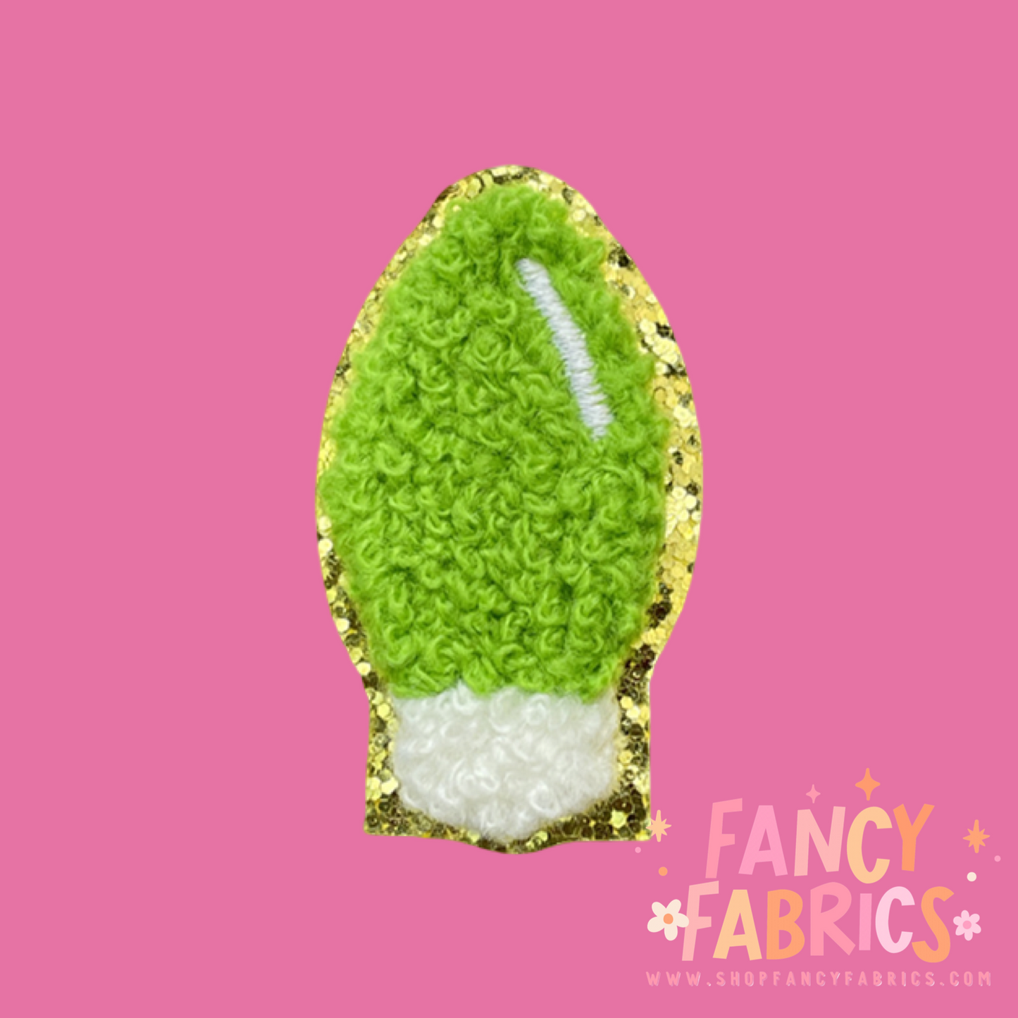 Green Bulb | Iron On Patch