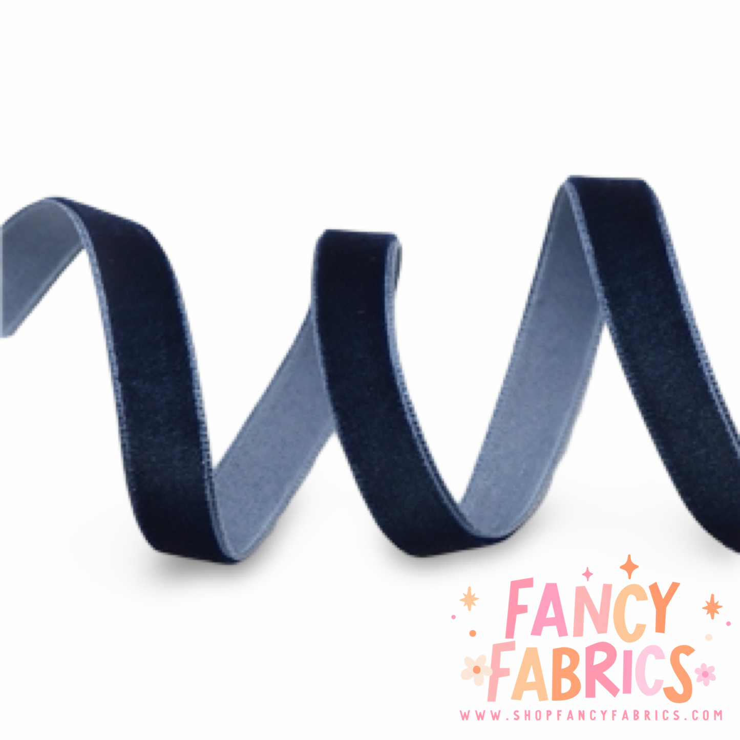 Moonlit | 3/8" Stretch Velvet | Ribbon | Sold By The Yard