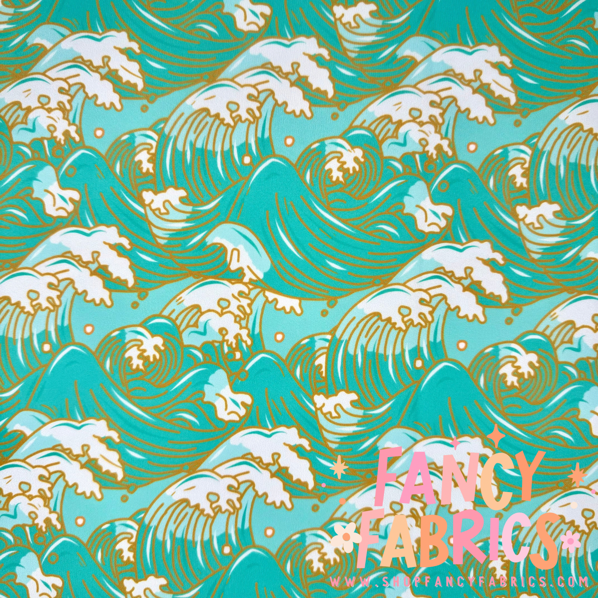 Ocean Waves | Swim | 6x6 Scaling | Ready To Ship