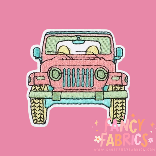 Beach Car | Iron On Patch