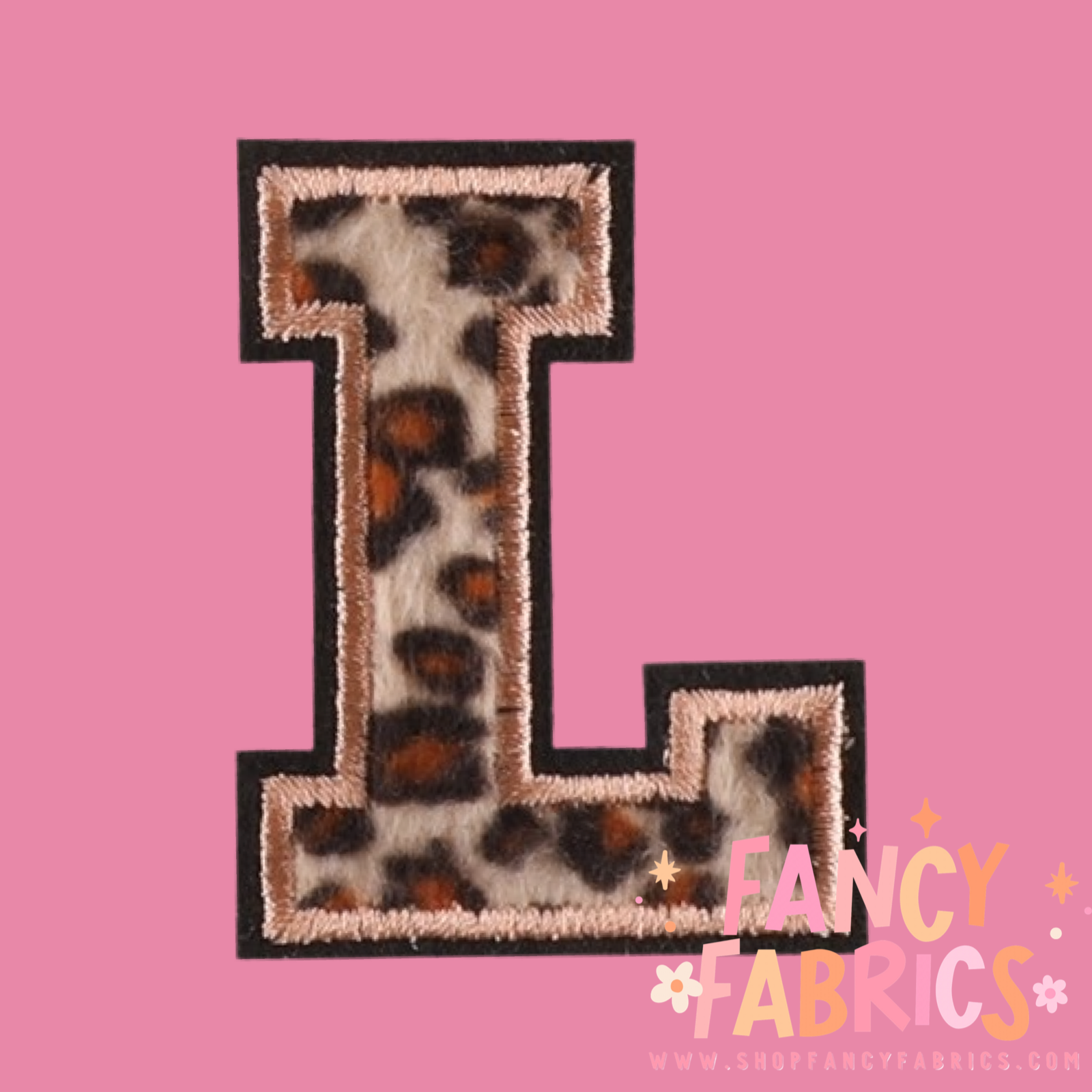 Letter L (Leopard) | Iron On Patch – Fancy Fabrics