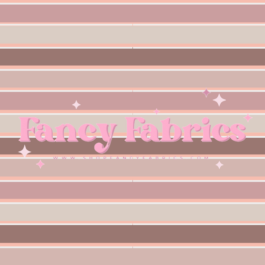 Boho Pink Stripes | PREORDER | By The Yard
