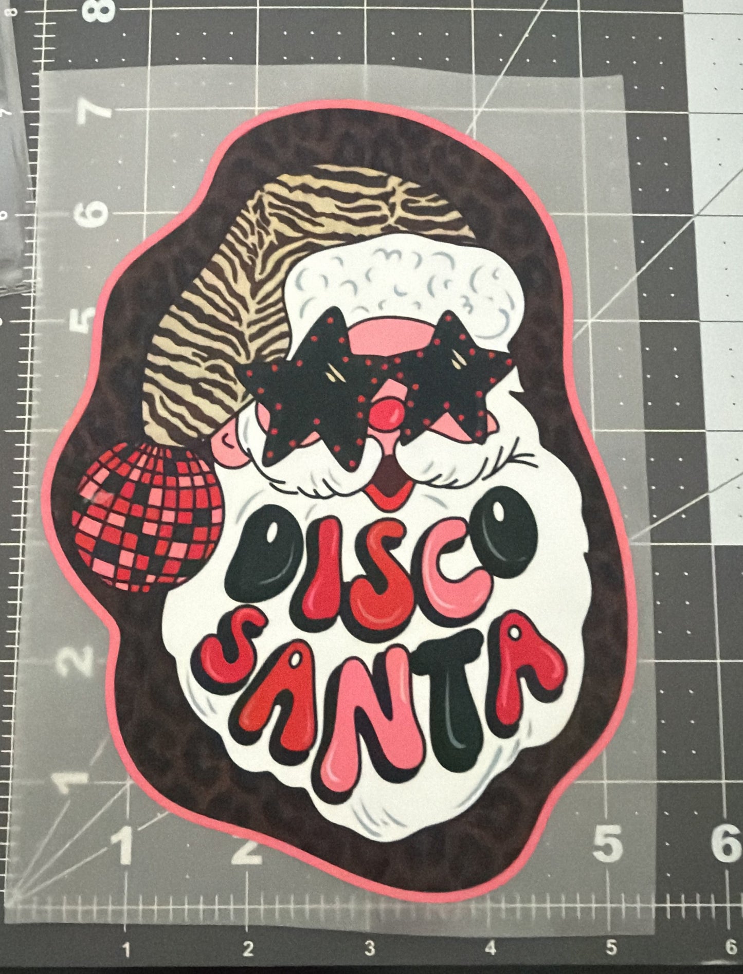 Disco Santa | Child Size | DTF Transfer