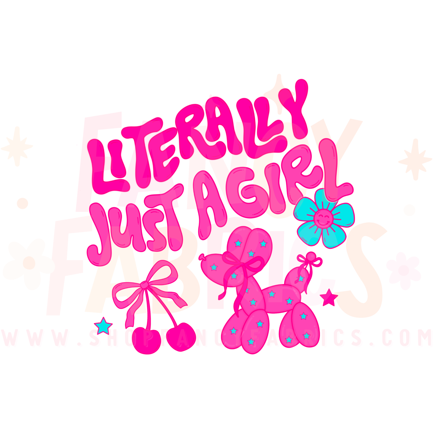 Literally Just A Girl | Toddler Size | DTF Transfer