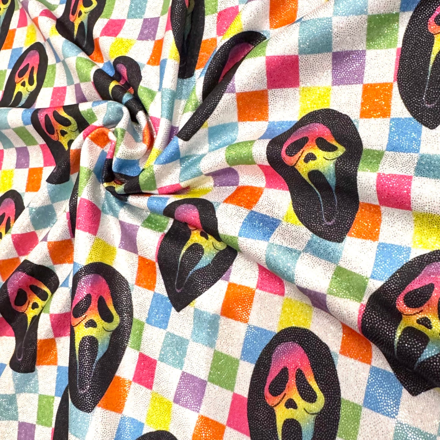 Checkered Scream | 4x4 Scaling | Printed Holographic | Ready To Ship