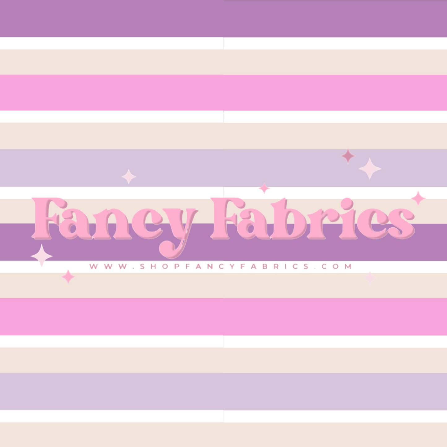 Pink + Purple Stripes | PREORDER | By The Yard