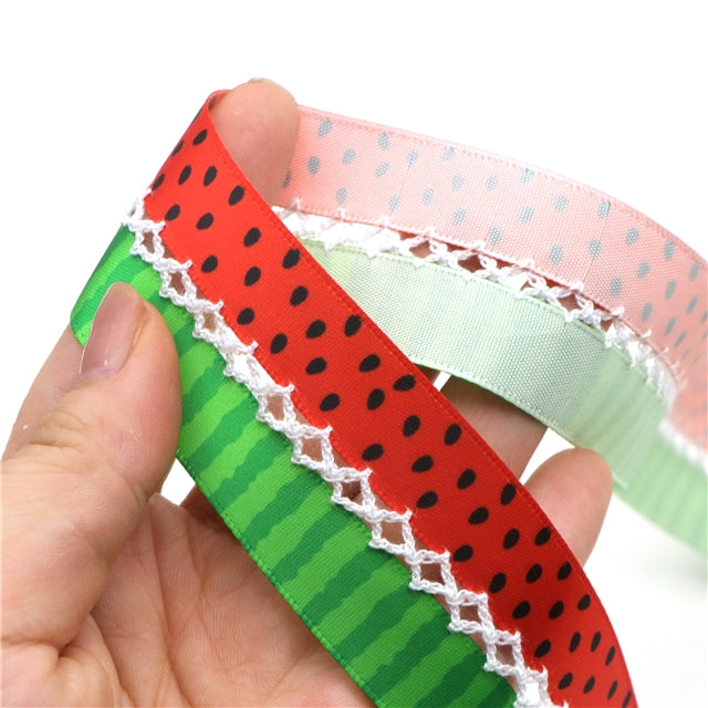 Watermelon Satin Ribbon | 1.25" Center Hook Ribbon | Ready To Ship