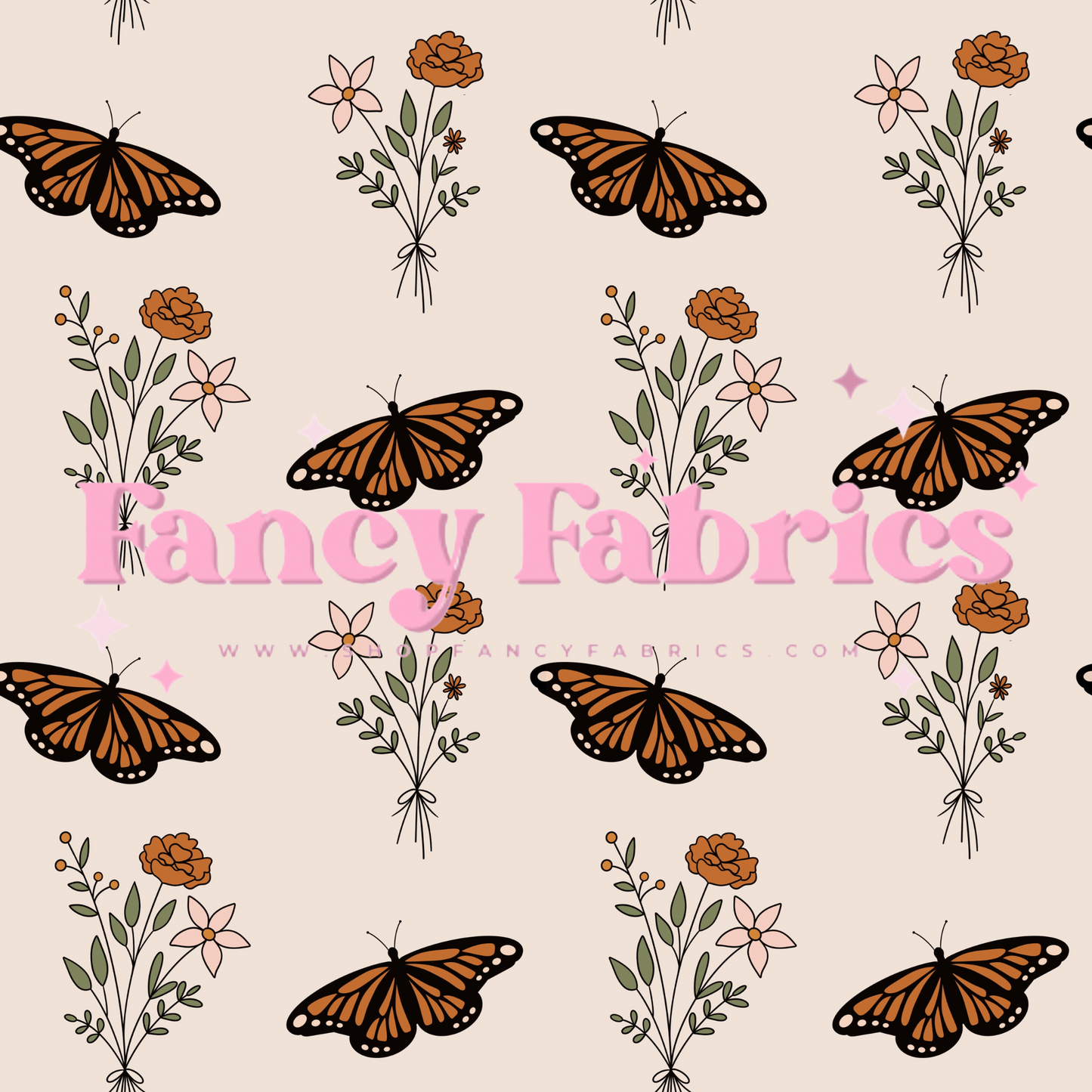 Butterfly Wildflowers | PREORDER | By The Yard