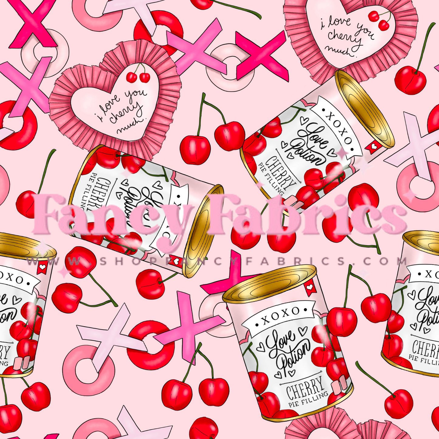 Love You Cherry | PREORDER | By The Yard