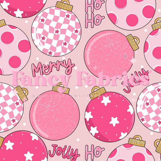 Girly Ornaments (Pink) | PREORDER | By The Yard