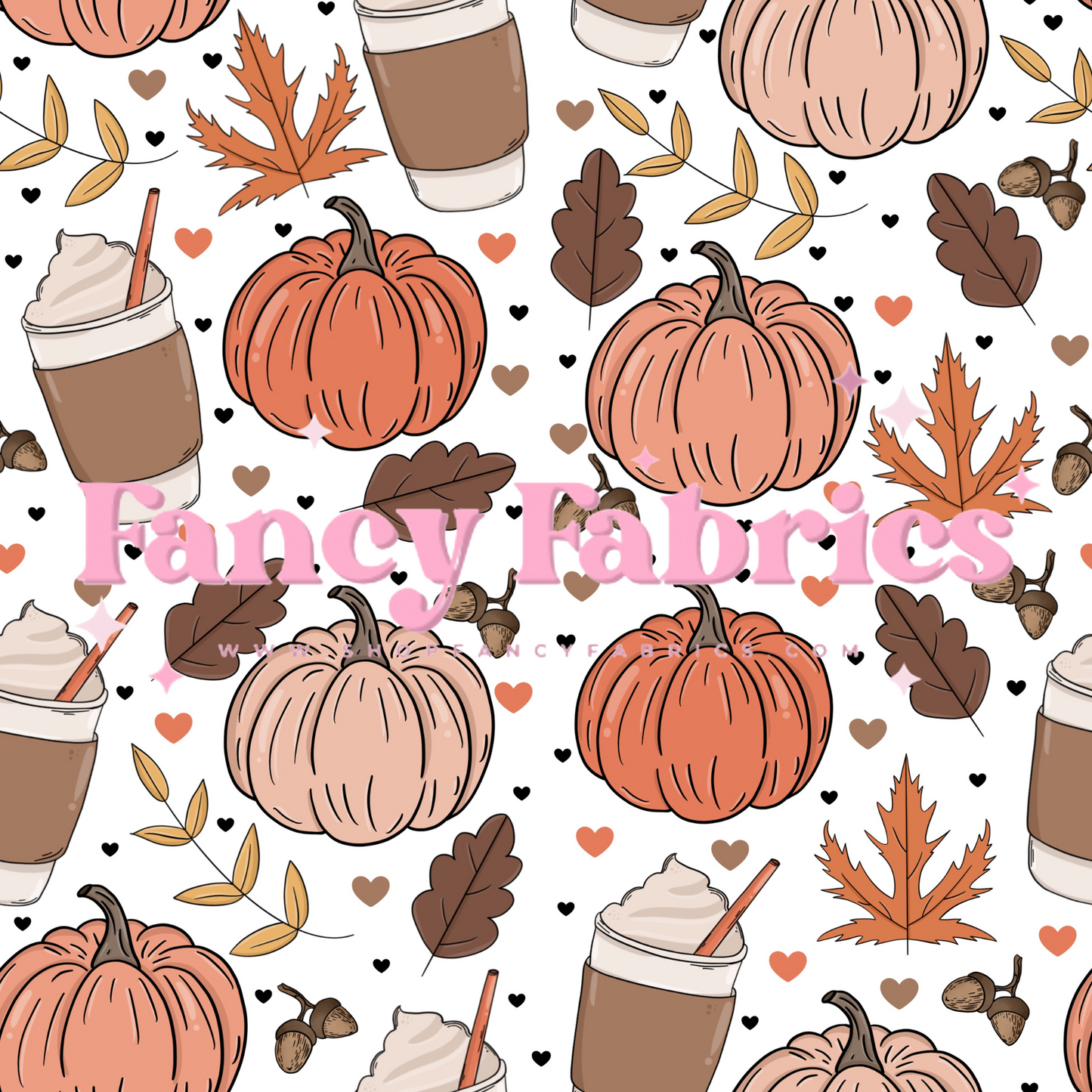 Pumpkin Spice (White) | PREORDER | By The Yard