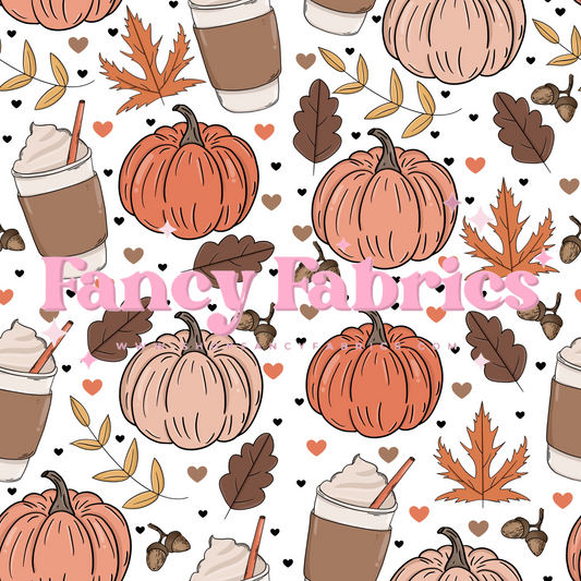 Pumpkin Spice (White) | PREORDER | By The Yard