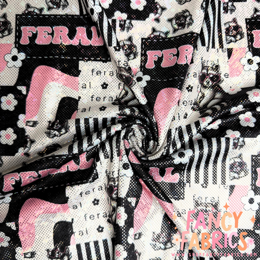 Feral | 6x6 Scaling | Printed Shattered Holographic | Ready To Ship