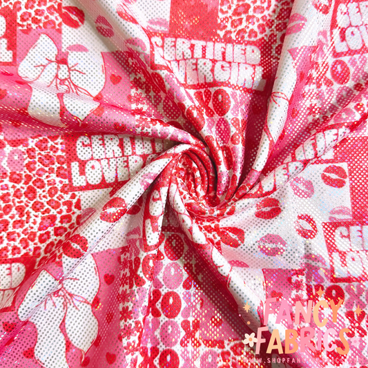 Certified Lovergirl | 6x6 Scaling | Printed Shattered Holographic | Ready To Ship