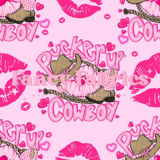 Pucker Up Cowboy | PREORDER | By The Yard