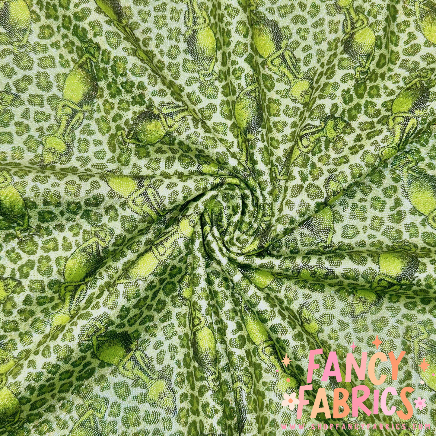 Green Guy Leopard | 4x4 Scaling | Printed Holographic | Ready To Ship