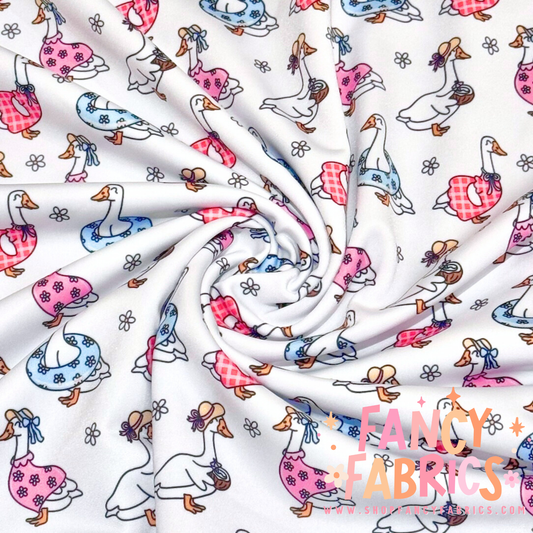 Summer Geese | Swim | 6x6 Scaling | Ready To Ship