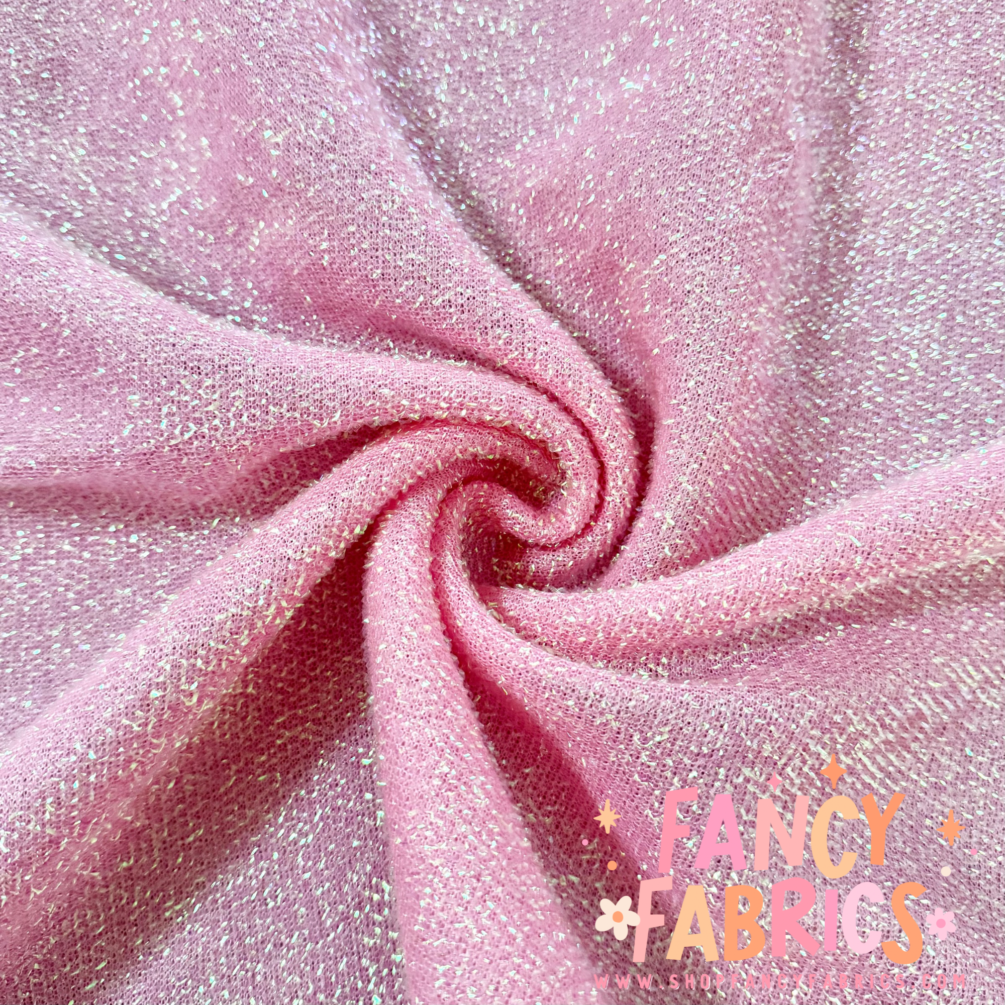 Light Pink | Tinsel Fabric | Ready To Ship