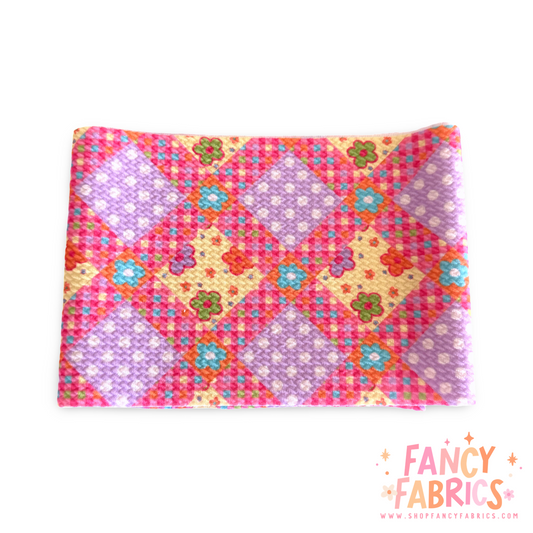 Daisy Plaid | 5" x WOF | Bullet Strip | Ready To Ship