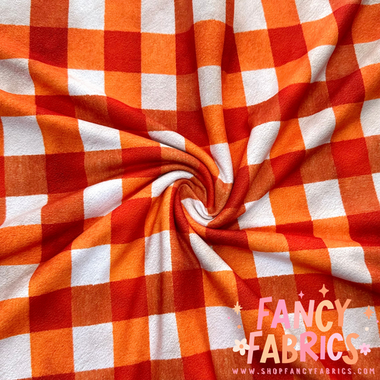 Orange Plaid | 6x6 Scaling | DBP | Ready To Ship