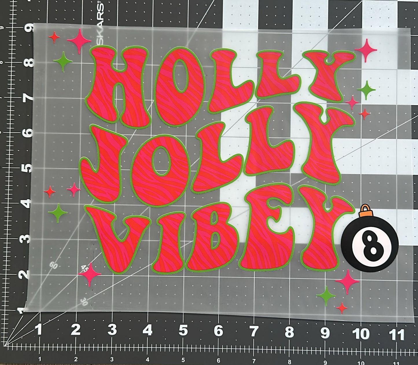 Holly Jolly Vibey | Adult Size | DTF Transfer | Ready To Ship