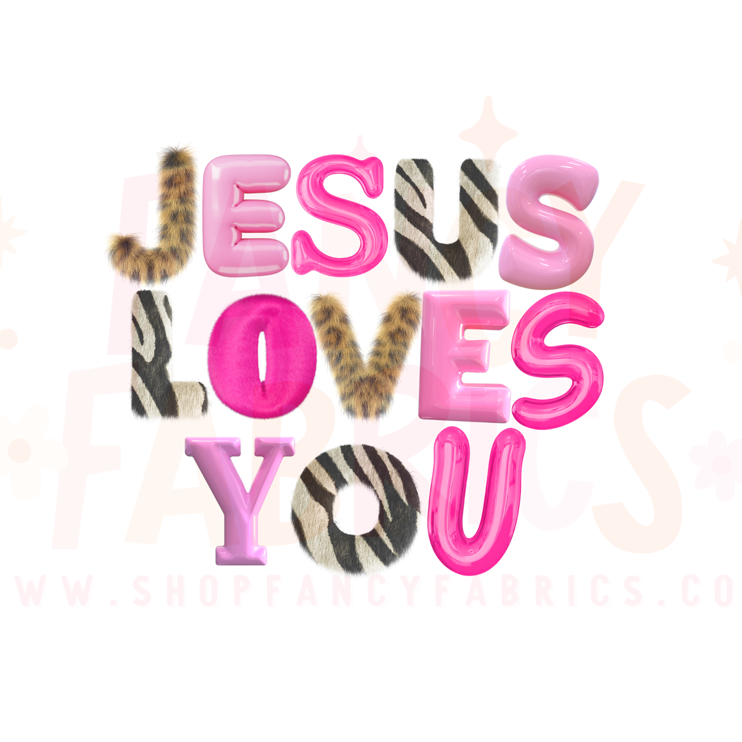 Jesus Loves You | Child Size | DTF Transfer