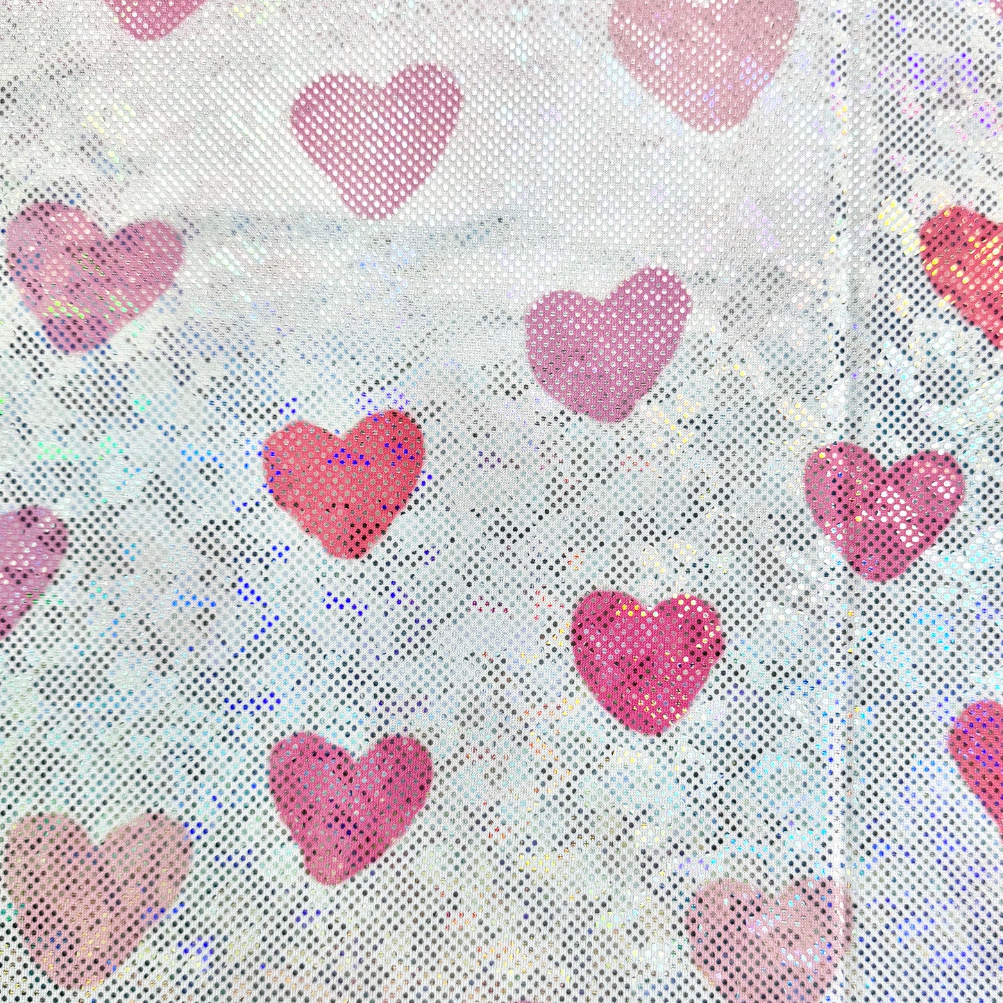 Simple Hearts | 12x12 Scaling | Printed Shattered Holographic | Ready To Ship