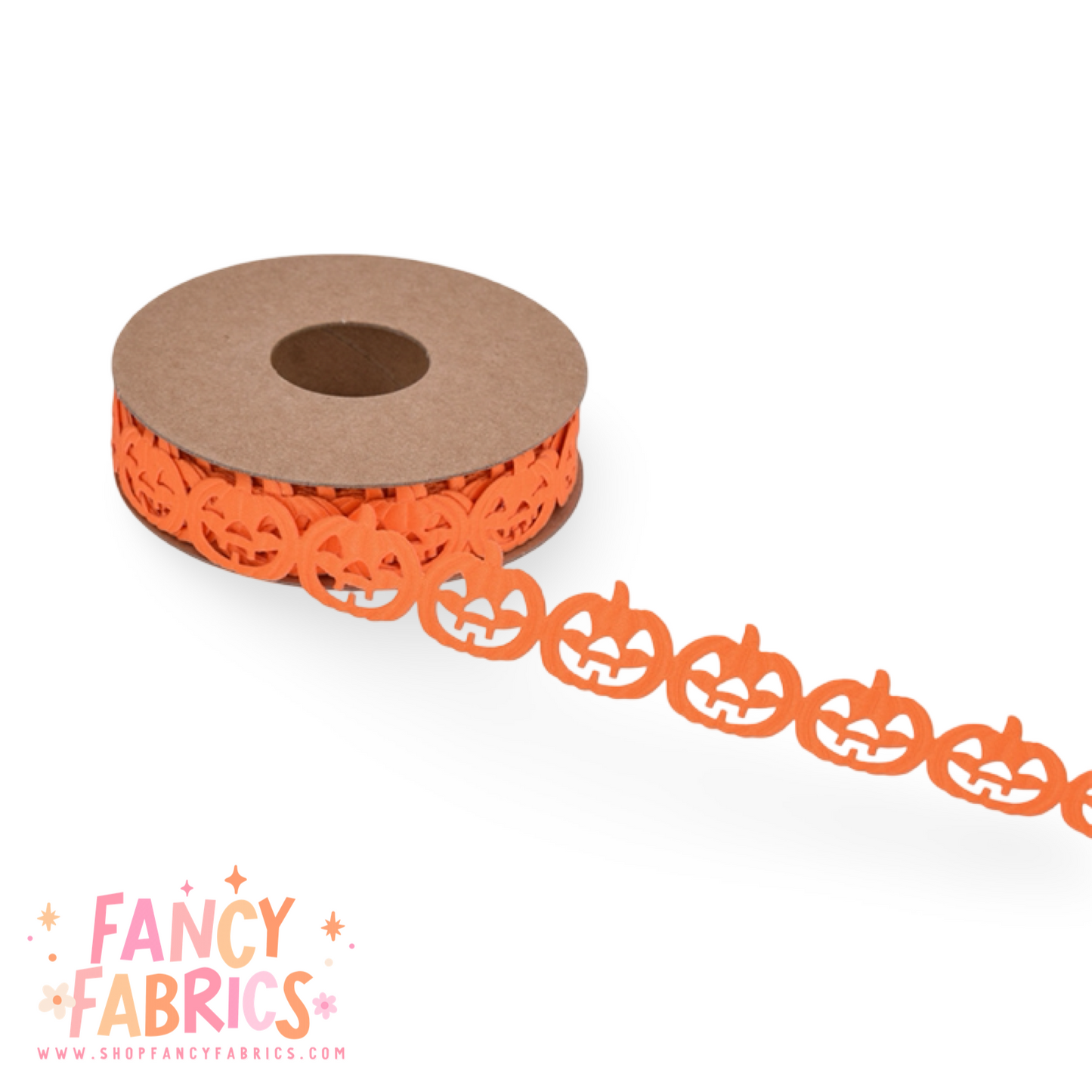 Pumpkins | Embossed Ribbon | Sold By The Yard