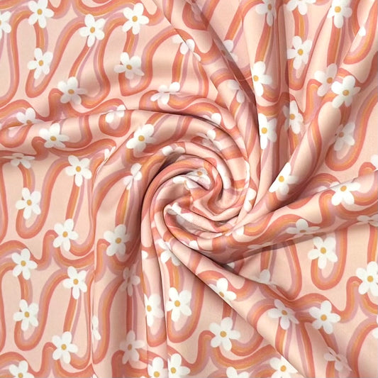 Groovy Floral | Swim | 4x4 Scaling | Ready To Ship