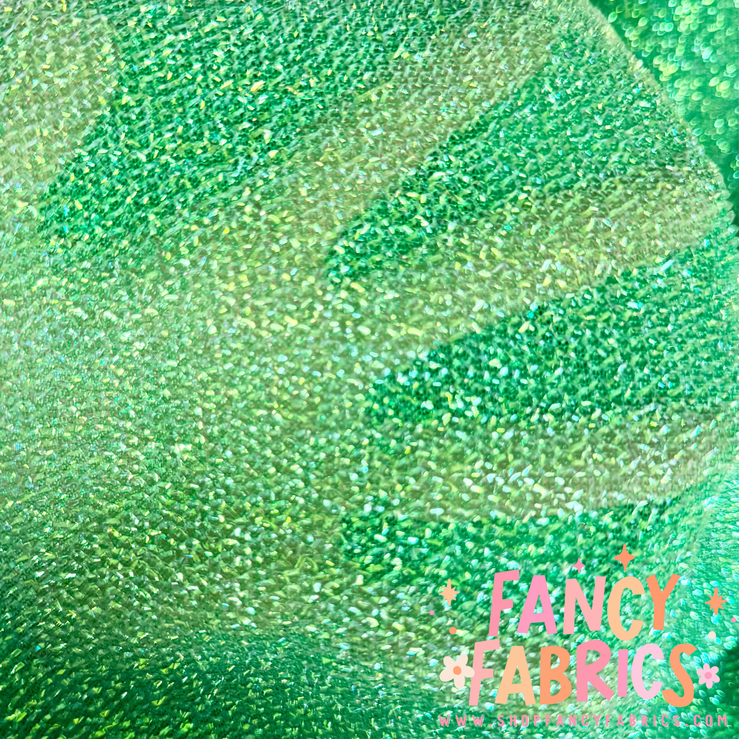 Green | Tinsel Fabric | Ready To Ship