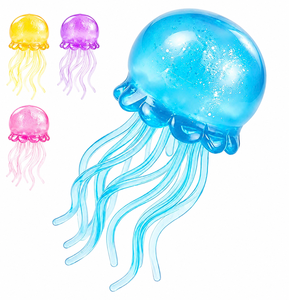Glitter Jellyfish | Squishy | Ready To Ship