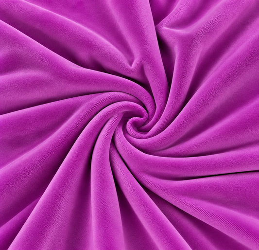 Electric Purple | Ultra Plush Stretch Velvet | Ready To Ship